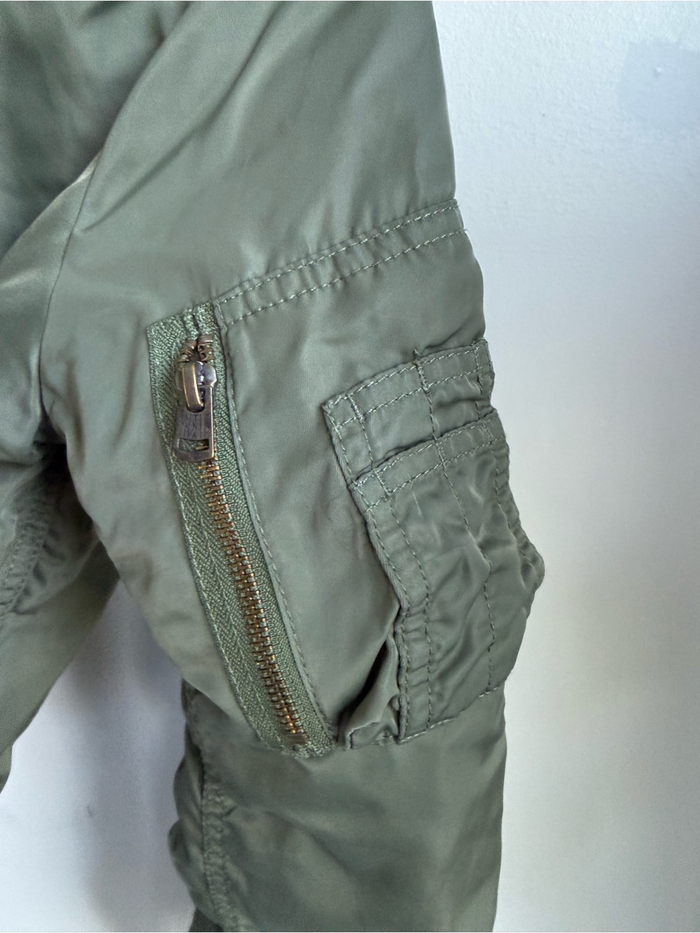 TNA Olive Bomber Jacket - Picture 9 of 9
